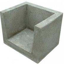 U-Element Grijs hoek 40x40x50cm