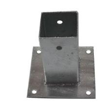 Paalhouder met plaat verz. 7x7cm