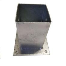 Paalhouder met plaat verz. 9x9cm