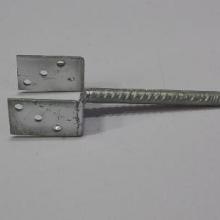 Paalhouder U-vorm + anker 10x10cm