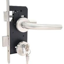 Poortcilinderslot RVS rond (t.b.v. stalen frame)