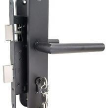 Poortcilinderslot RVS Zwart (t.b.v. stalen frame)