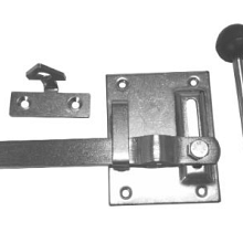 Tuinheksluiting 100x80mm geel verz.