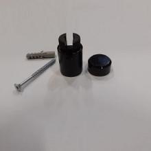 Afstandhouder / Bev. clips Zwart 30mm 10st. t.b.v. gaaspanelen