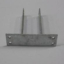 Grondanker U verzinkt met plaat 7x7cm