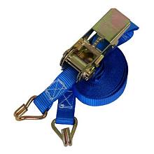 Spanband met ratelgesp en haken 25mm x 5mtr.