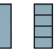 Steelllook Wandpaneel 1-vak 220x86,5cm