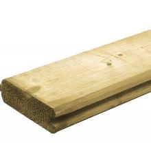 Vuren Damwand  4,5x13,5x360cm