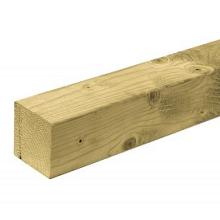 Vuren Paal 12x12x300cm