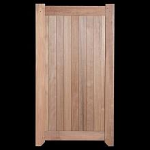 Hardhouten Poort enkel 100x180cm rechtsdr.