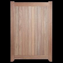 Hardhouten Poort enkel 150x180cm rechtsdr.