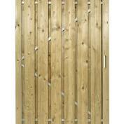 Vuren Poort recht st. frame 100x180cm