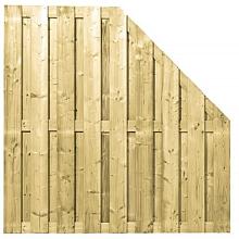 Vuren Scherm afbouw 17+3-pl. 180/90x180cm rechts