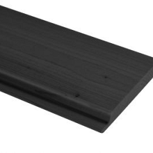 Thermo Vuren Channel Siding geborst. Zwart 1,8x14,2x300cm