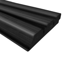 Thermo Vuren Triple deluxe Rabat Zwart 2,6x13,3x420cm