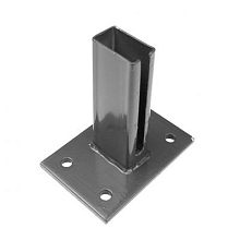 Bodemplaat Antra. rechthoek 10x15cm *