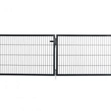 Poort Antraciet dubbel 100x300cm compl.