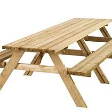 Vuren Picknicktafel 70x155x300cm
