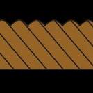 Bangkirai 19x90mm terrasplank fijn/glad