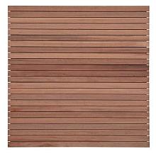 Keruing Scherm 50 lamellen 180x180cm