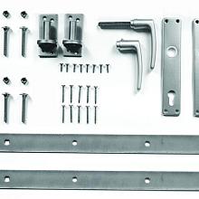 Poortbeslag 6 RVS t.b.v.  Rabat/Rechte Poorten