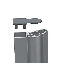 Boston afdekkap en schroeven voor hoekprofiel variabel