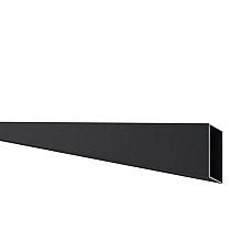 Boston Alum. Rhombus Prof. RAL9005 2,1x7,5cm lengte 178cm