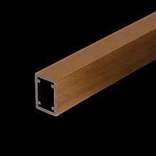 Brise Soleil Teak 4,2x6cm lengte 390cm