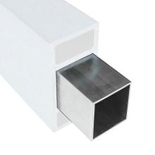 Brise Soleil Alum. Stabiliseringslijst lengte 385cm