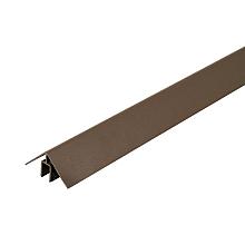 WEO Alum. Klikprofiel Ipé RAL8028 50x50mm lengte 300cm