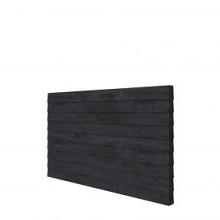 DGL Plankenpakket t.b.v. dubbelzijdige wand kapschuur Comfort 278,5x162 cm, zwart geïmpregneerd