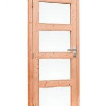 Douglas Deur enkel 4-ruits 90x201cm linksdr. blank