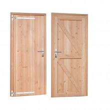 Douglas Deur enkel dicht 90x201cm verzinkte hengen / RVS beslag, linksdr.