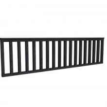 Douglas Hekwerk 278,5x73cm zwart