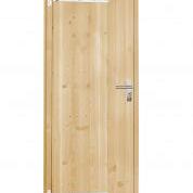 Vuren Deur enkel dicht 90x201cm linksdr. blank