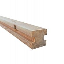 Douglas Paal sleuf tussen 9,5x9,5x300cm t.b.v. 28mm blank