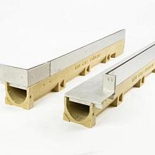 ACO Slotline RVS hoek uitw. H.4cm L=850+150mm