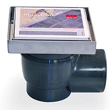 ACO Vloerput Bluestone 20x20x19,5cm zij-uitl.