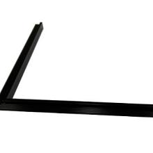 Aluminium Daktrim RAL9005 Zwart hoek 4,5cm 50x50cm