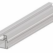 Alum. Regel 4x4x220cm t.b.v. terrasmontagesyst.