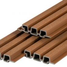 Composiet Gardenwall 30 Teak 3,3x17 (14) cm lengte 290cm *aktie*