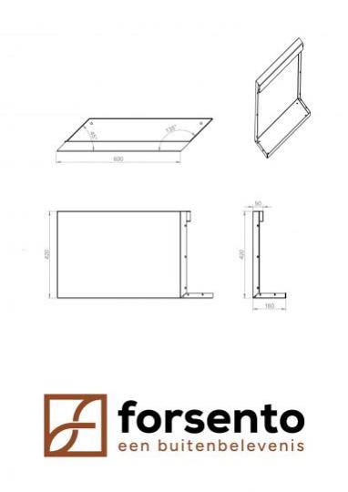 Module+ Corten Paneel-R E 60x42cm