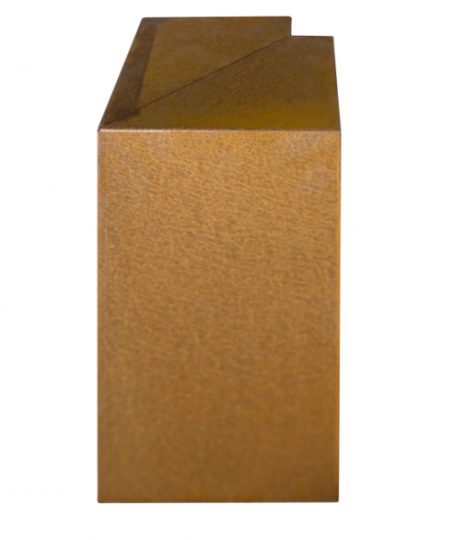 Muurelement Corten overzetstuk hoek 17x30x12,8cm