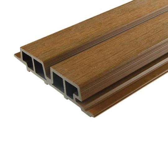 WPC Gevelbekl. WEO60 Teak 3,3x17 (14) cm lengte 290cm (brandkl. D)