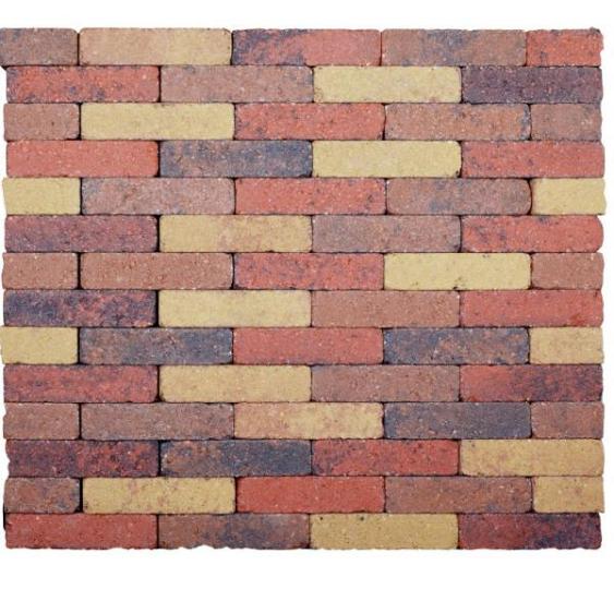 Trommelsteen Melange Coloré 20x5x7cm