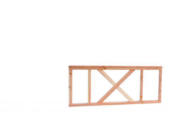 Douglas Hekwerk type A met kruis 178,5x73cm blank