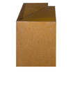 Muurelement Corten overzetstuk hoek 20x30x15,8cm