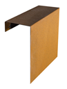 Muurelement Corten overzetstuk 150x30x15,8cm