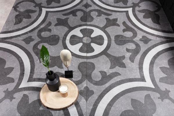 GeoCeramica® Elios décor Fiori 100x100x4cm