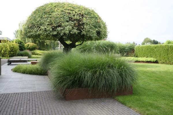 Borderpaneel Flex Corten 56x220cm incl. U-prof./spankett./grondpenn.